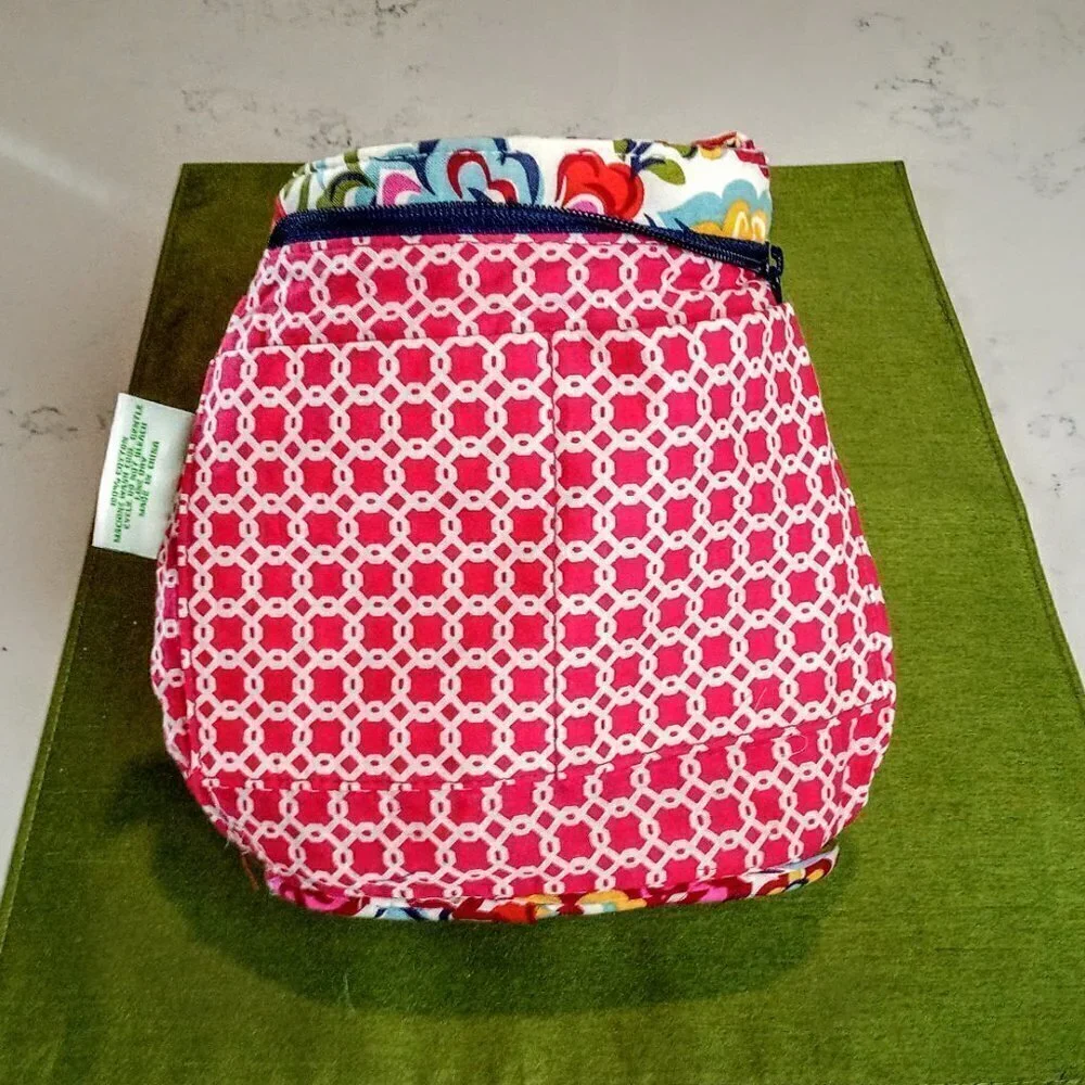 Vera Bradley Multicolor Floral Print Pleated Bag